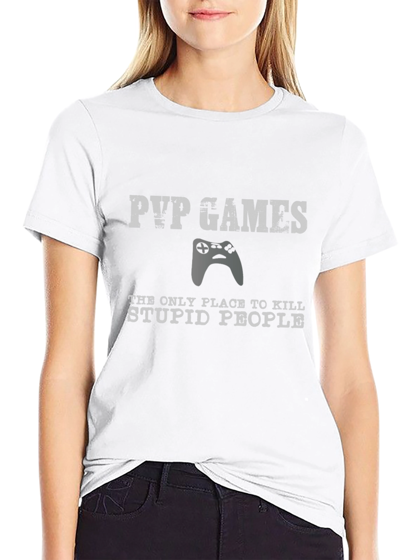 PVP Games T-Shirt - Kill Stupid People Tee