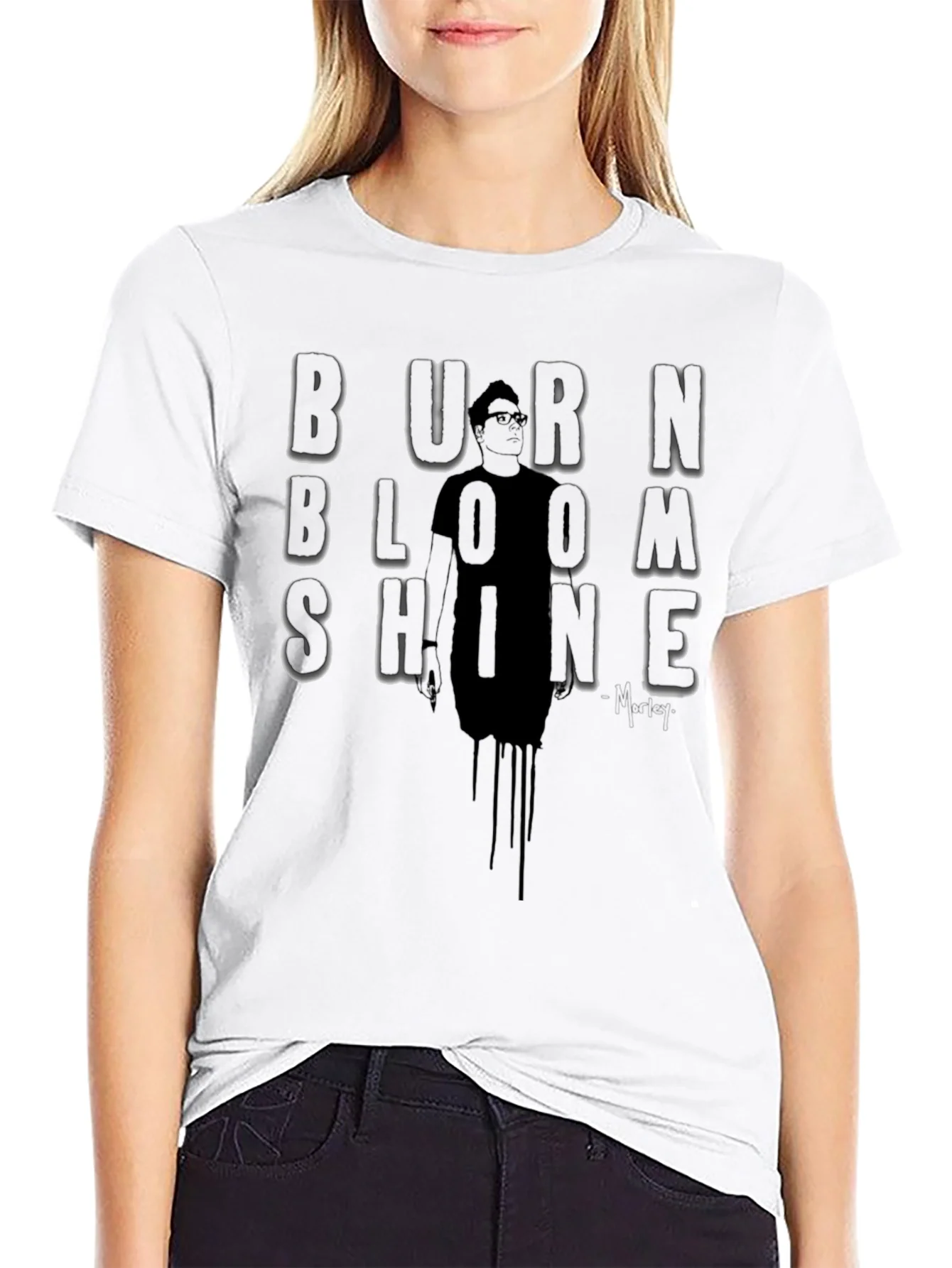 Burn Bloom Shine Graphic T-Shirt - Mens Tee
