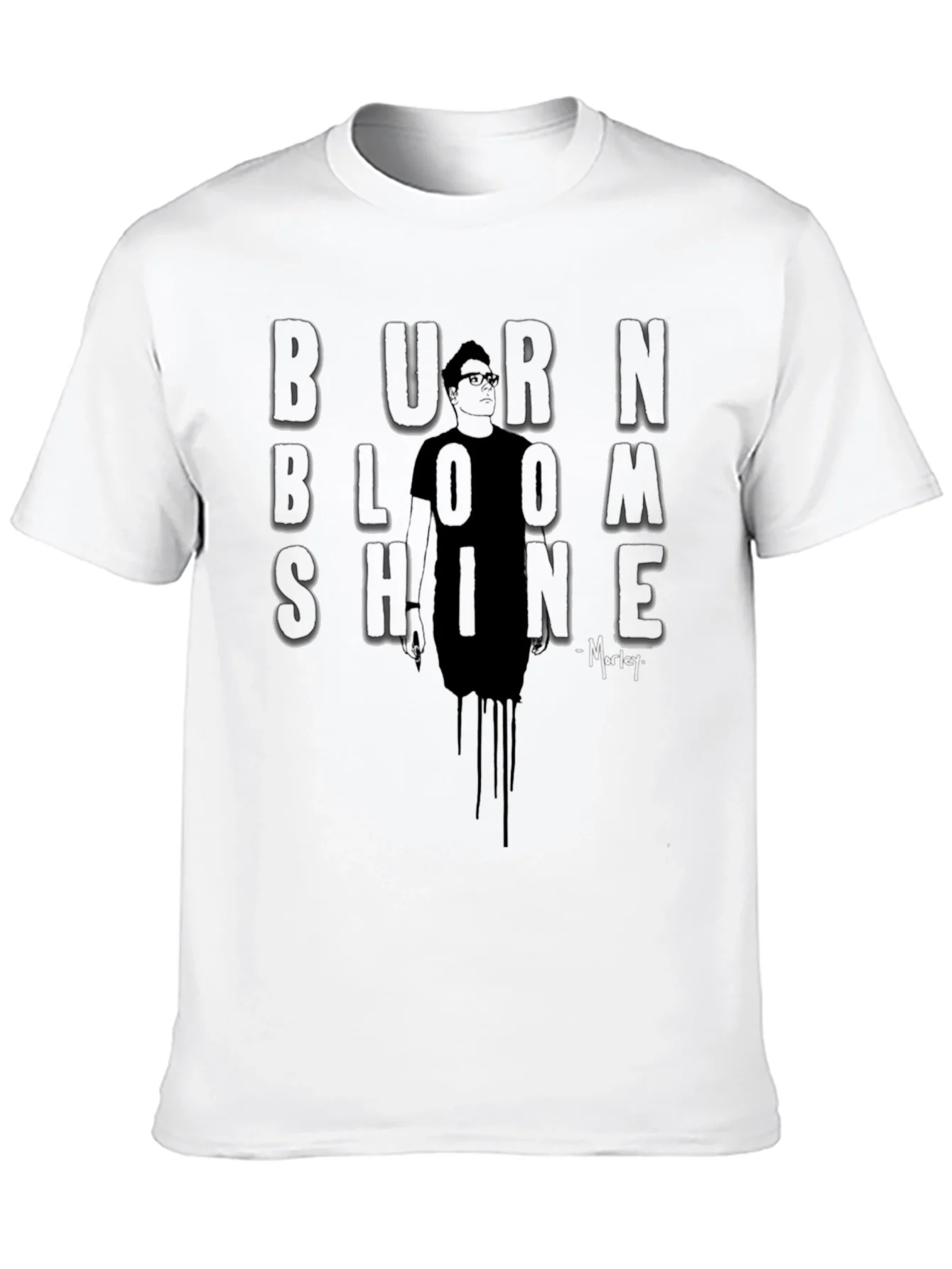 Burn Bloom Shine Graphic T-Shirt - Mens Tee