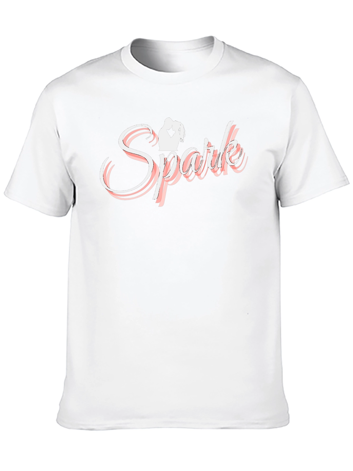 Spark Romance T-Shirt - Black Crew Neck Tee