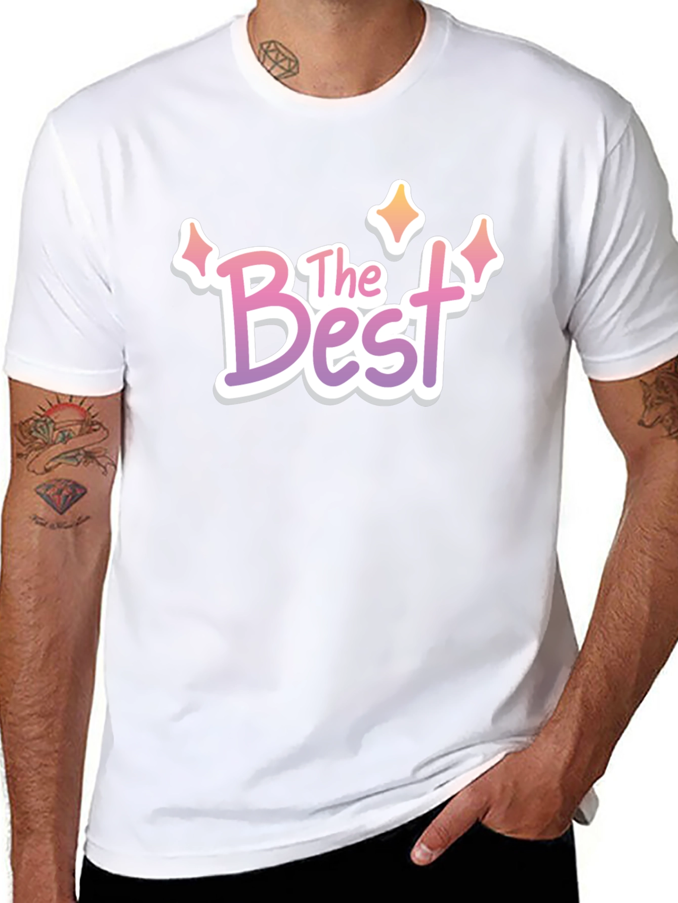 The Best Graphic T-Shirt - Mens Black Tee