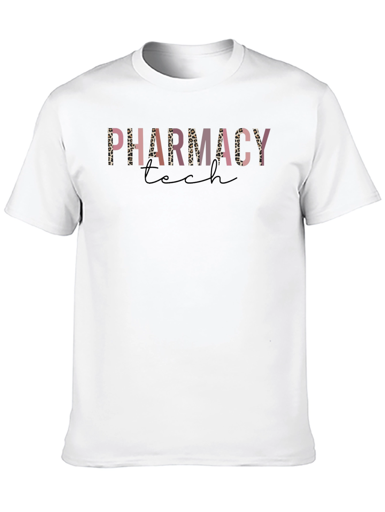 Pharmacy Tech Leopard Print T-Shirt