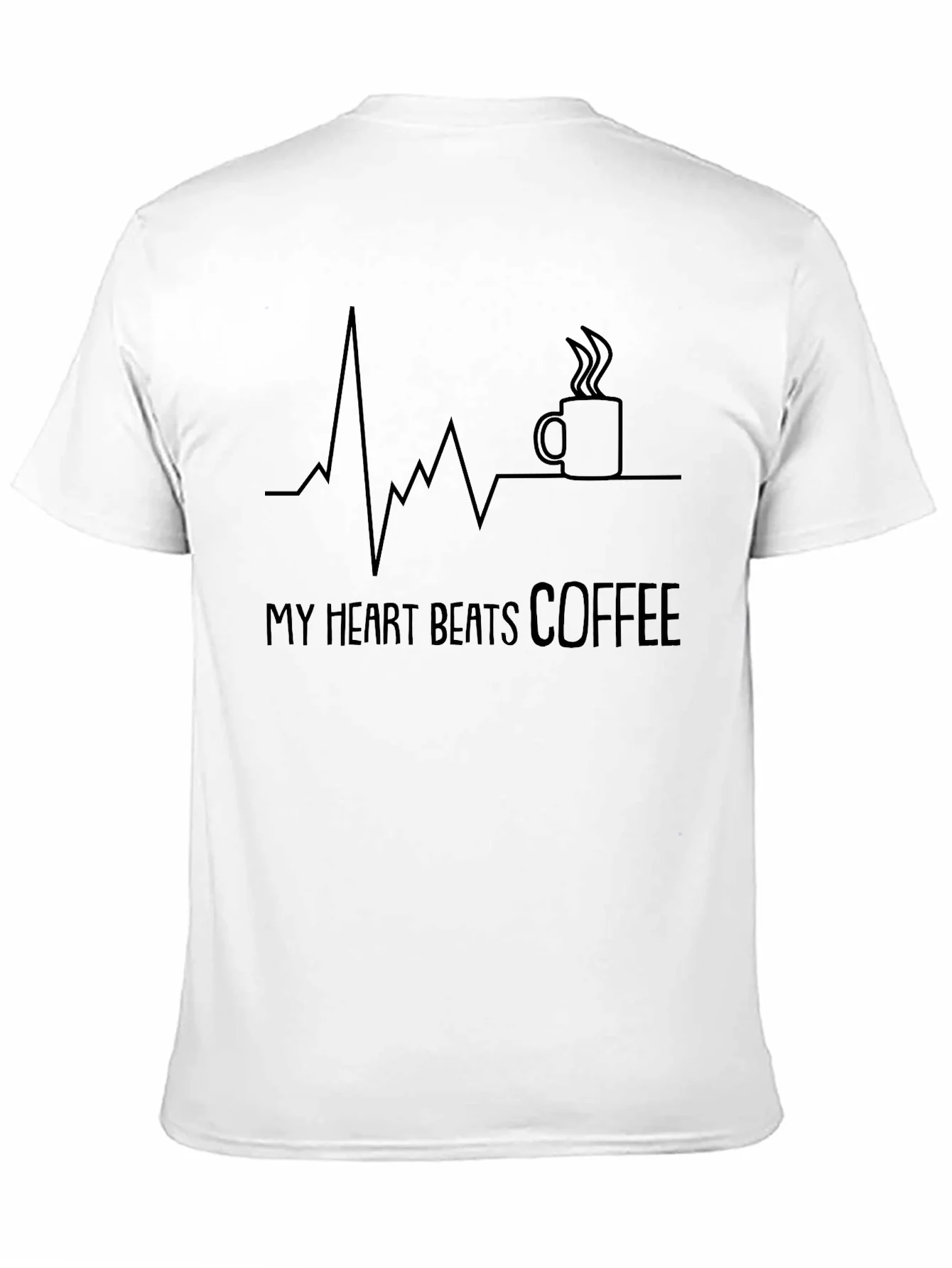 My Heart Beats Coffee Graphic Tee