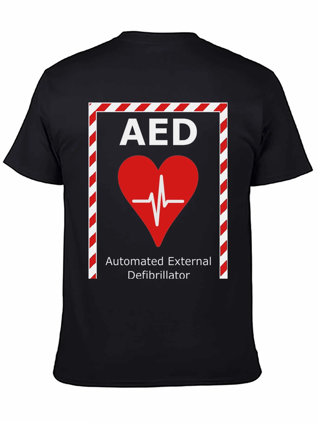 AED Heartbeat T-Shirt - Automated External Defibrillator Design