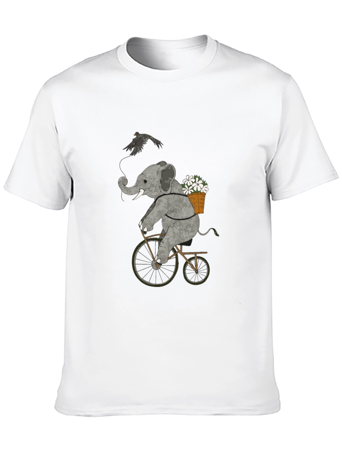 Elephant on Bike T-Shirt
