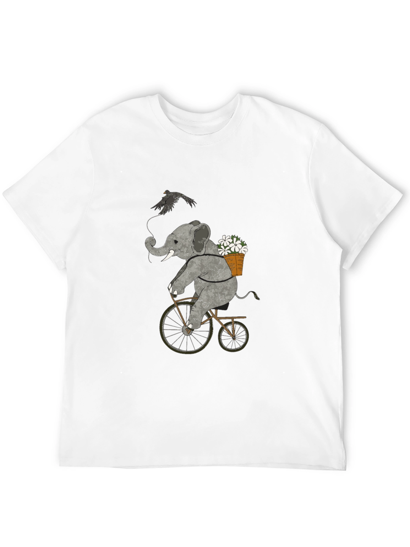 Elephant on Bike T-Shirt