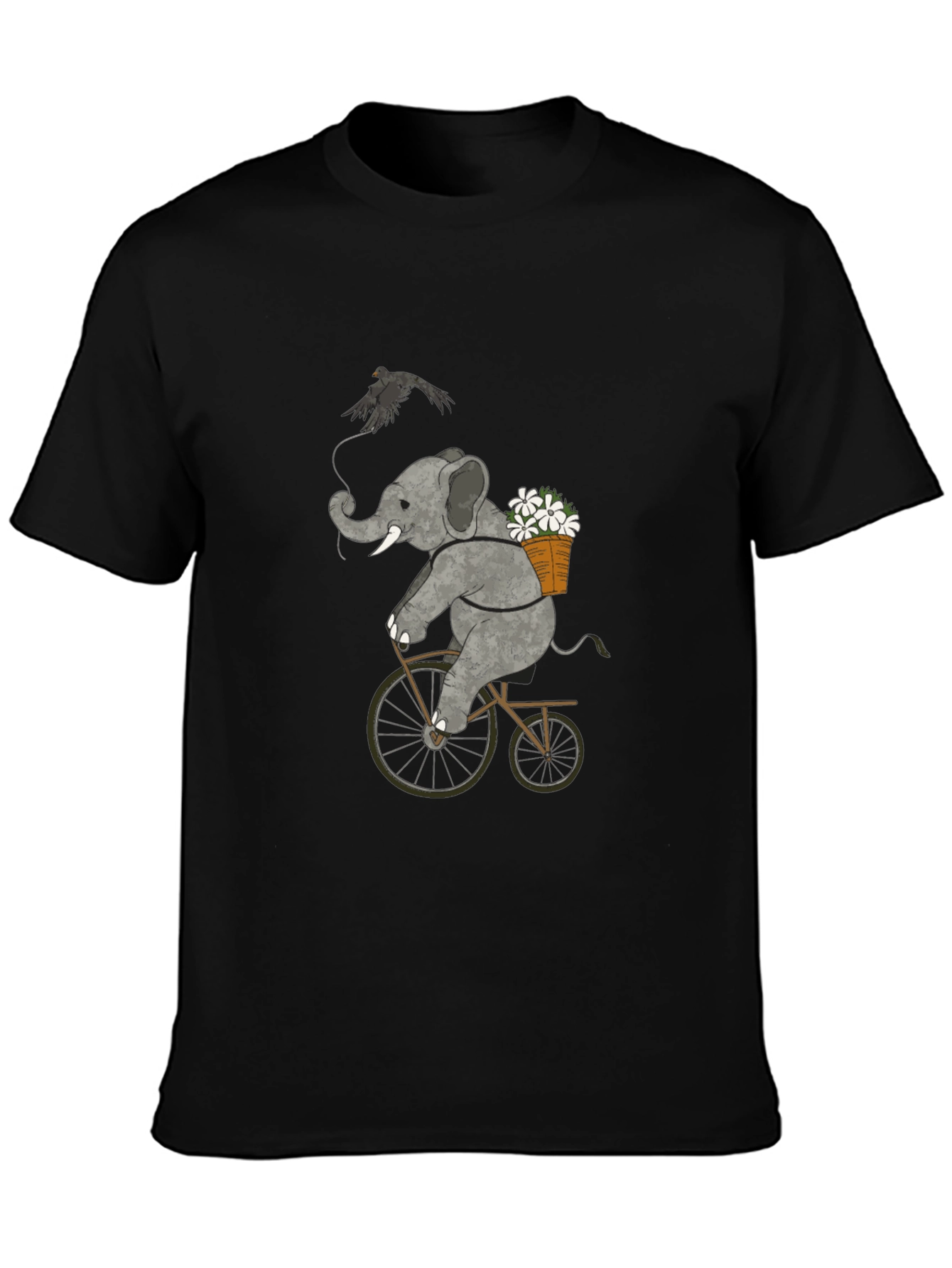 Elephant on Bike T-Shirt