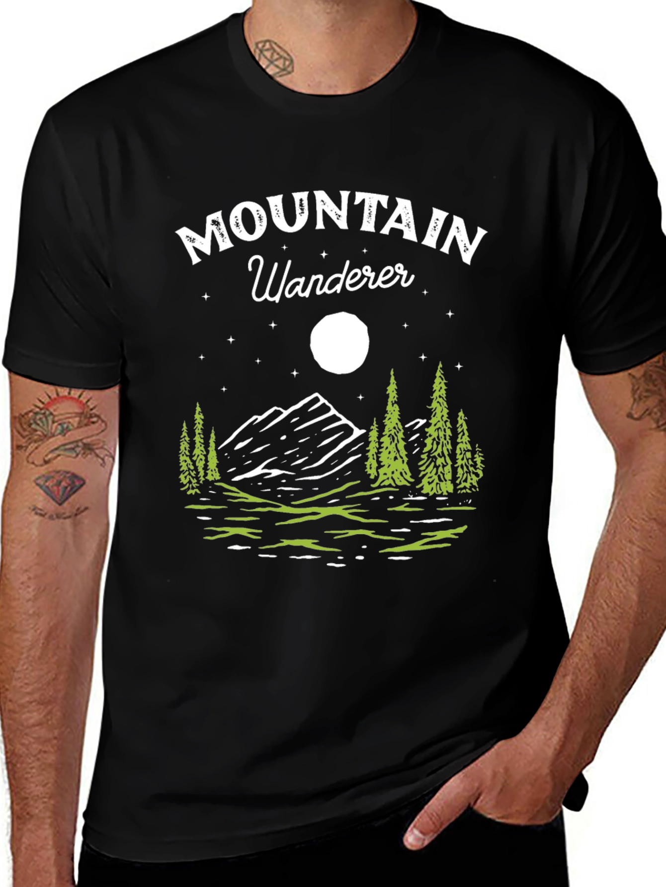 Mountain Wanderer Graphic T-Shirt