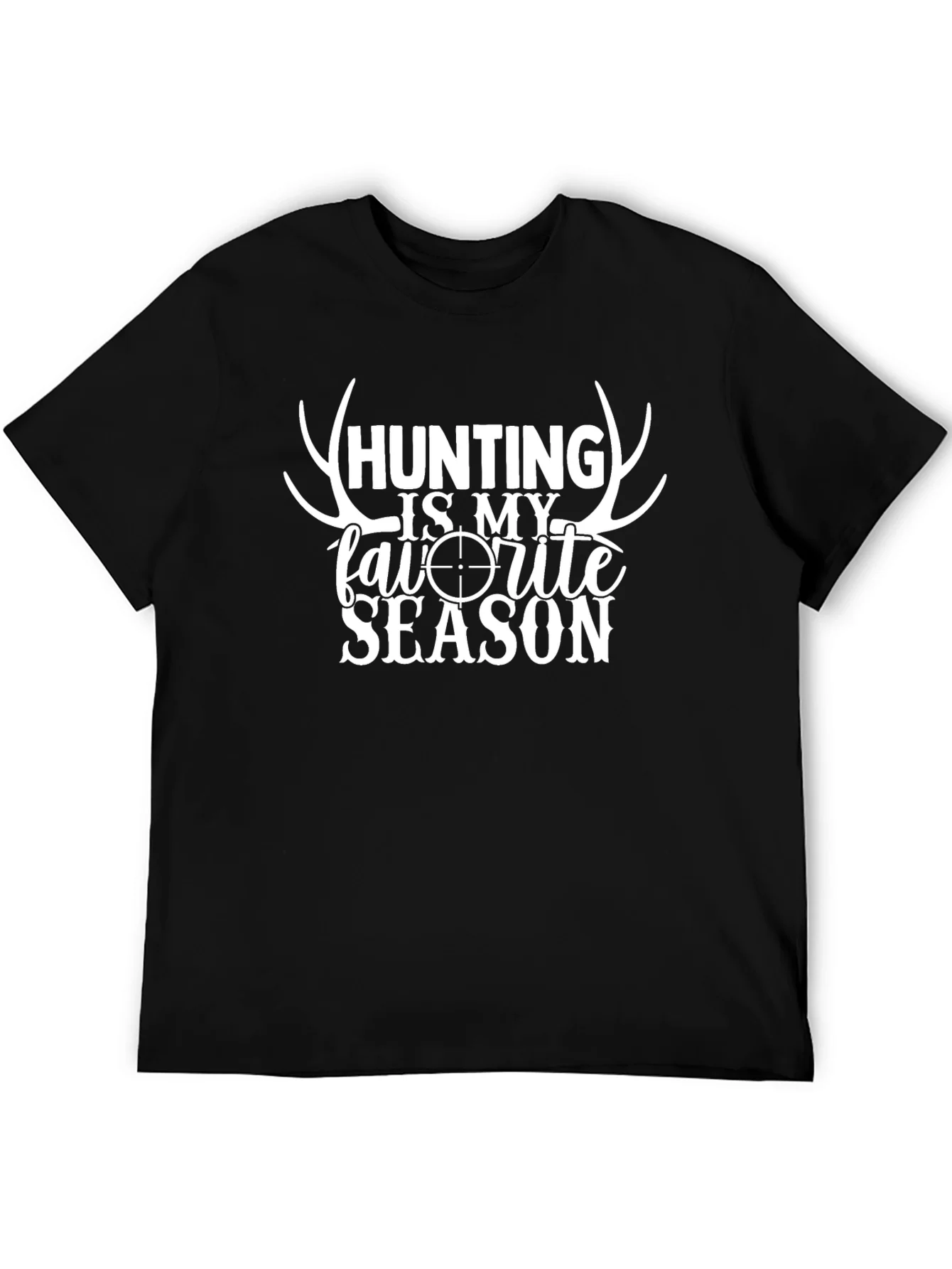 Hunting Is My Favorite Season Black T-Shirt