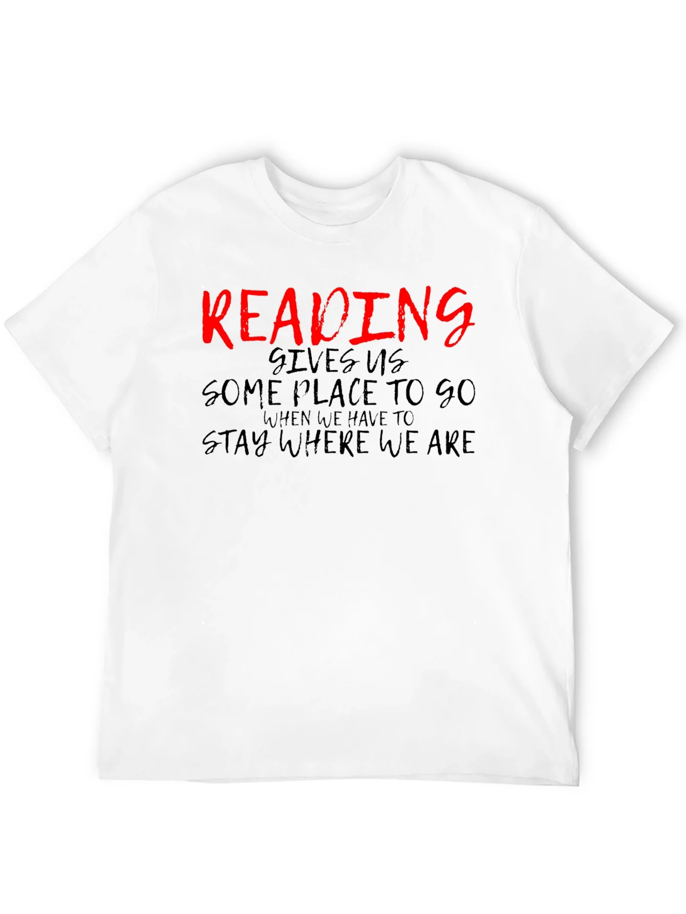 Reading Lover Black Graphic Tee