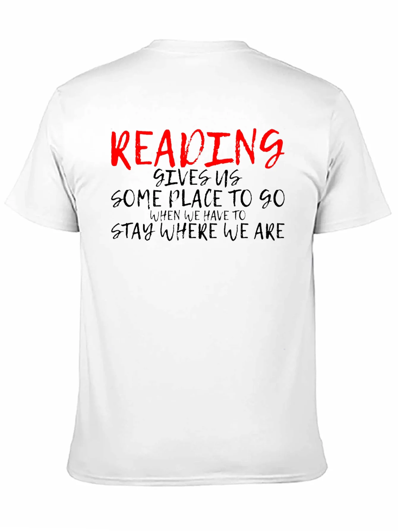 Reading Lover Black Graphic Tee