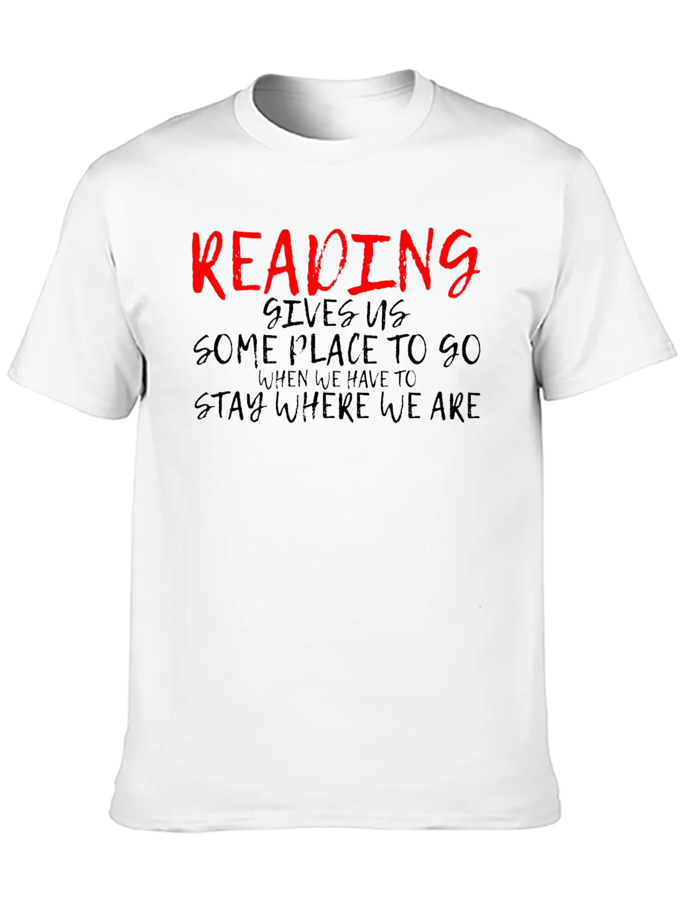 Reading Lover Black Graphic Tee