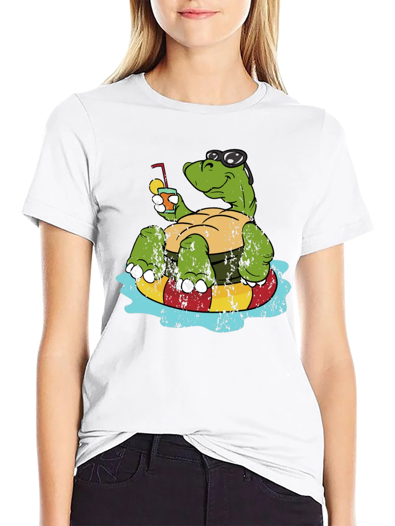 Chill Turtle T-Shirt: Relaxing Beach Vibes