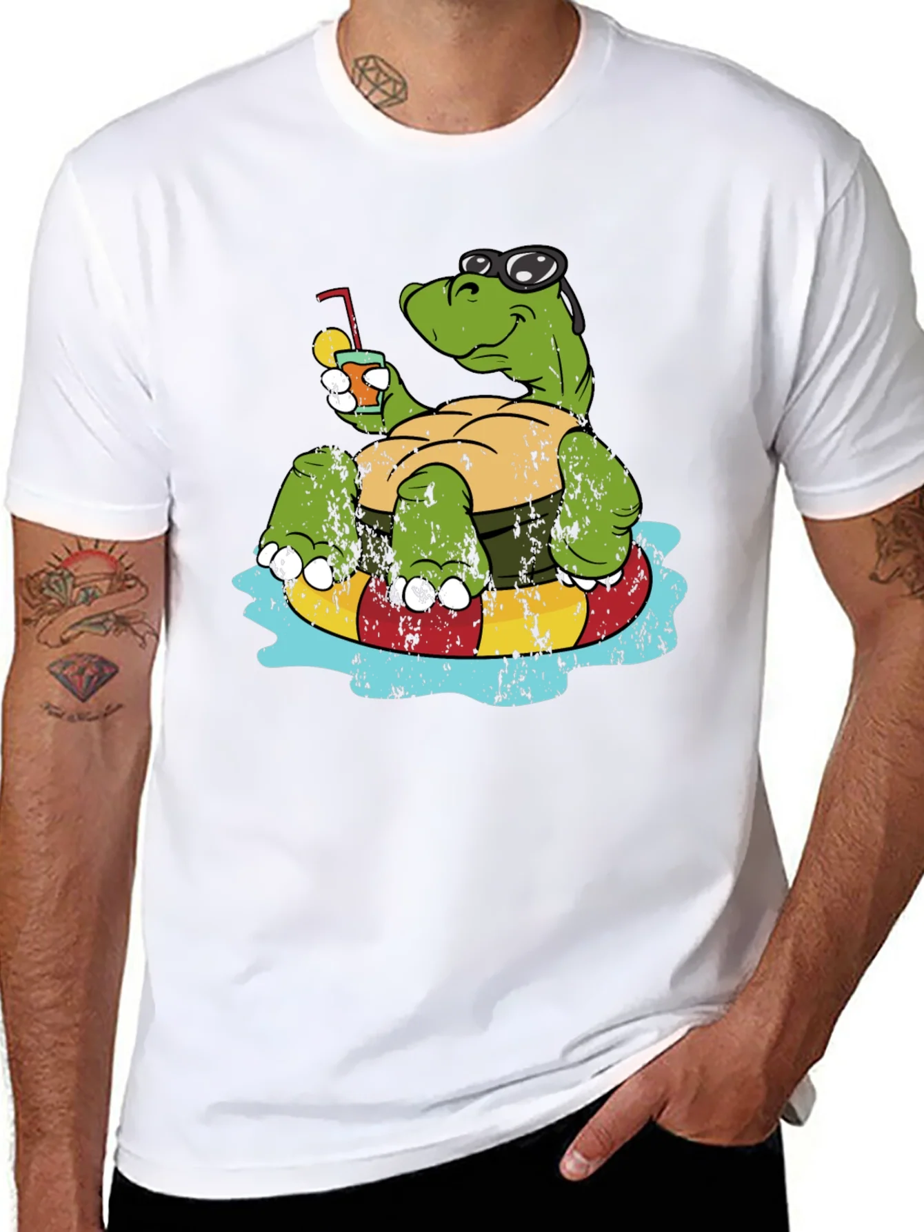 Chill Turtle T-Shirt: Relaxing Beach Vibes