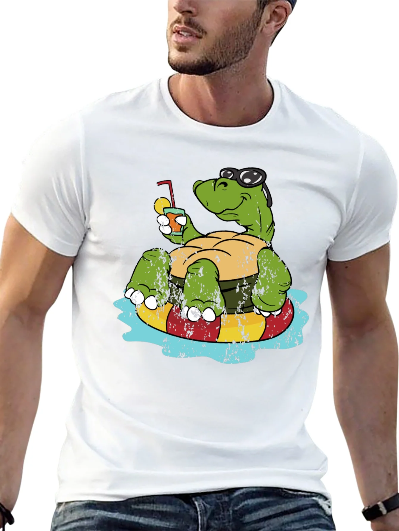 Chill Turtle T-Shirt: Relaxing Beach Vibes
