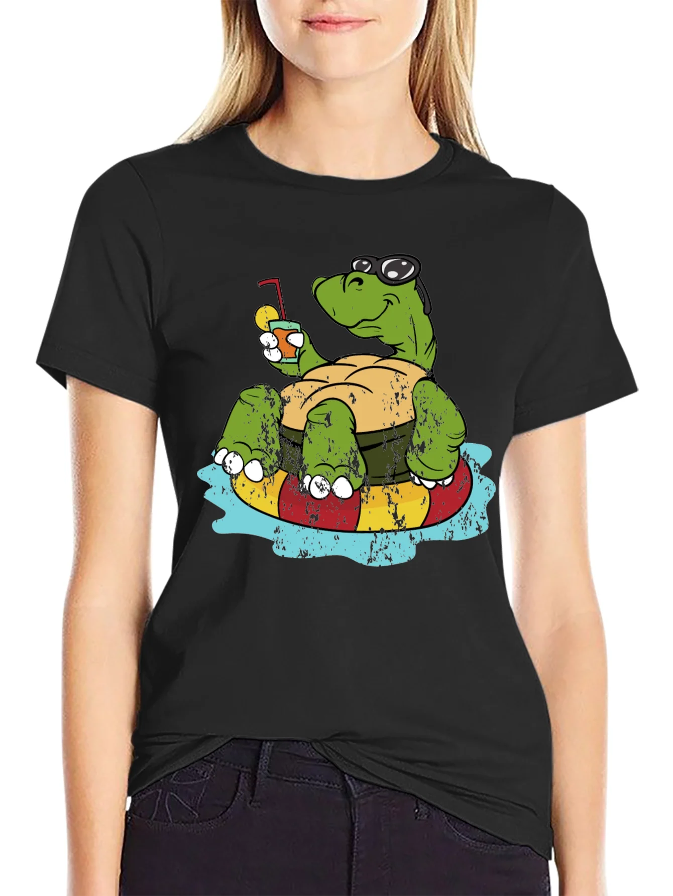 Chill Turtle T-Shirt: Relaxing Beach Vibes