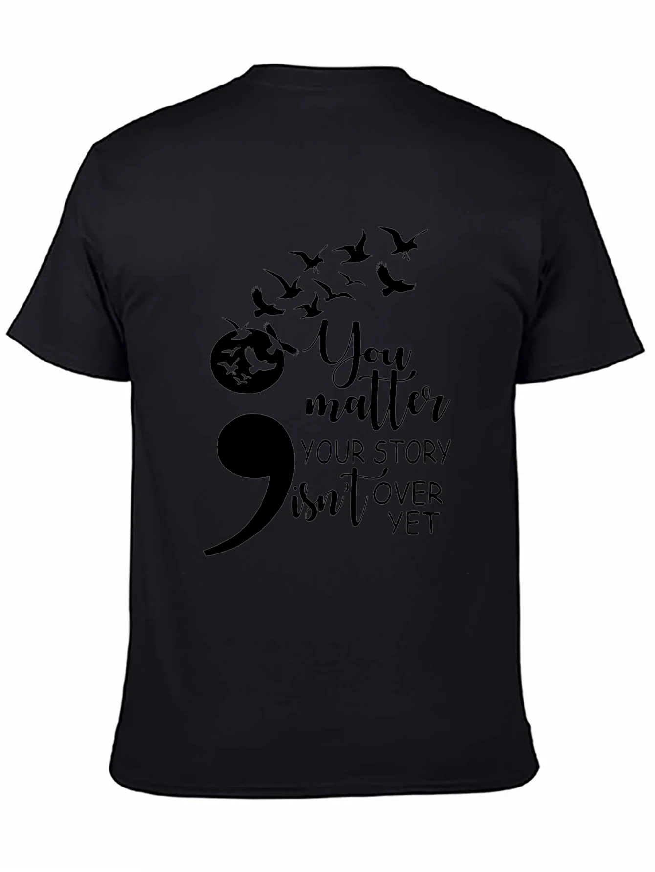 Semicolon Suicide Awareness Graphic Tee