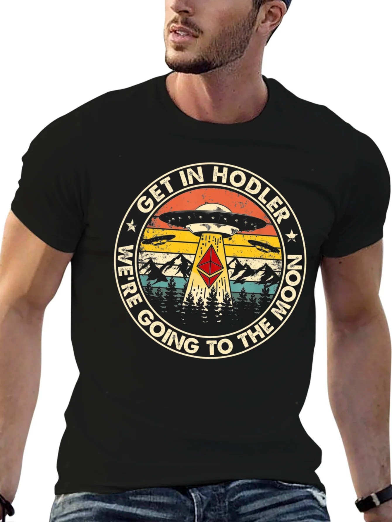 Get In Hodler Tee - To the Moon!