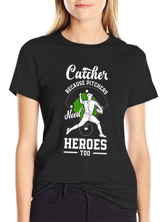 Catcher Baseball Graphic Tee - Heroes Too