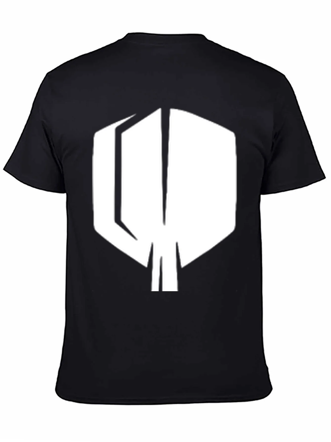 Modern Geometric T-Shirt - Black