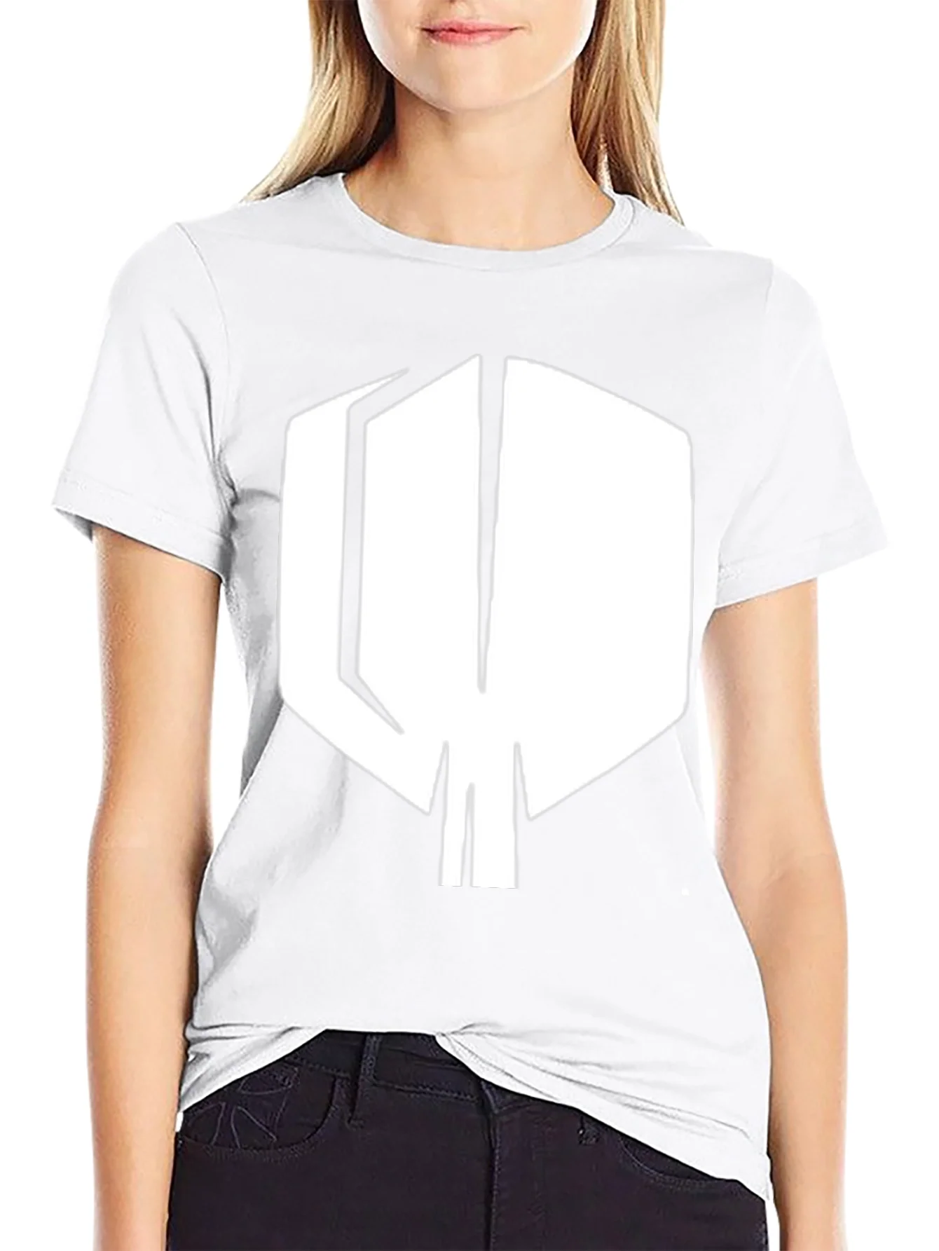Modern Geometric T-Shirt - Black