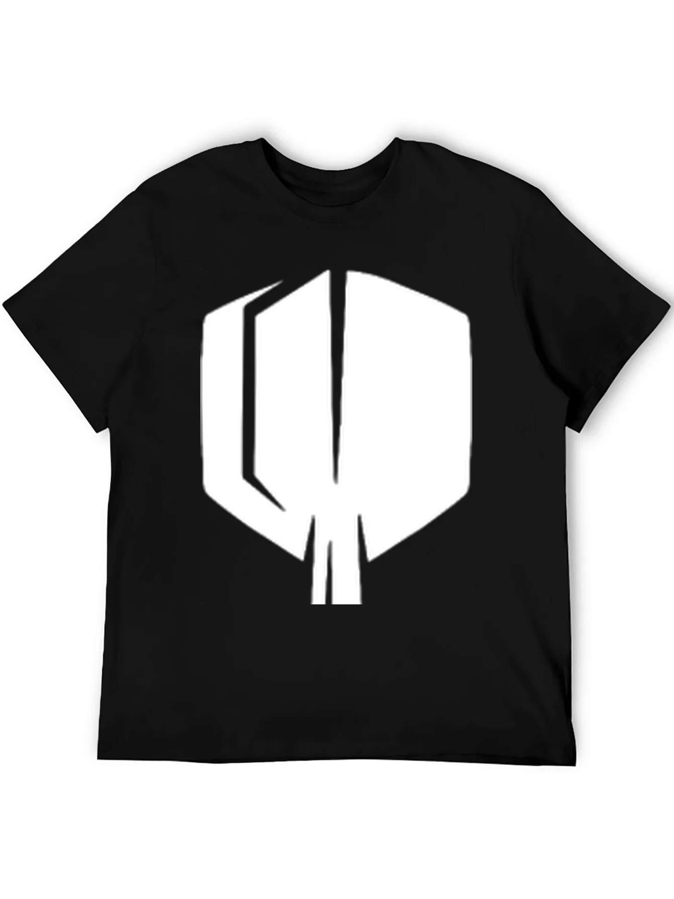 Modern Geometric T-Shirt - Black