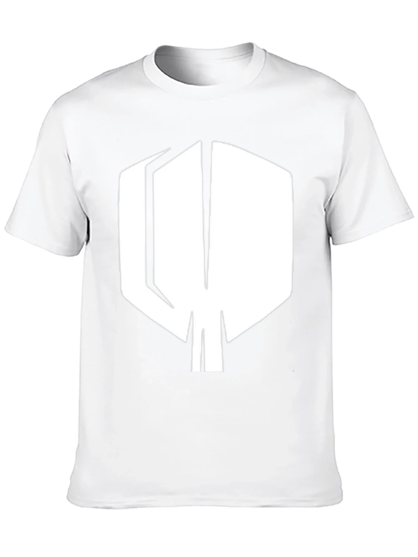 Modern Geometric T-Shirt - Black