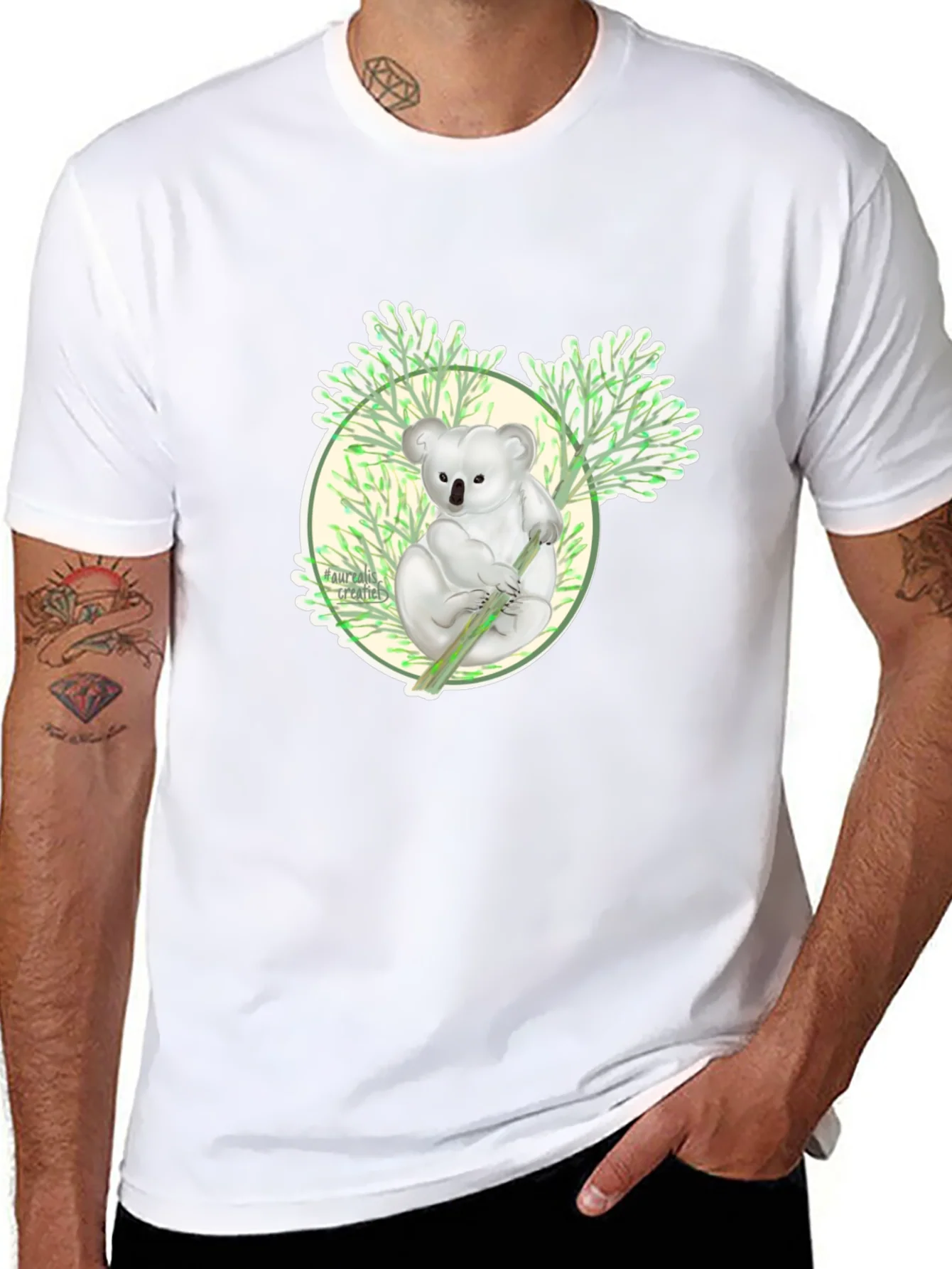 Koala Bear Bamboo T-Shirt - Graphic Tee