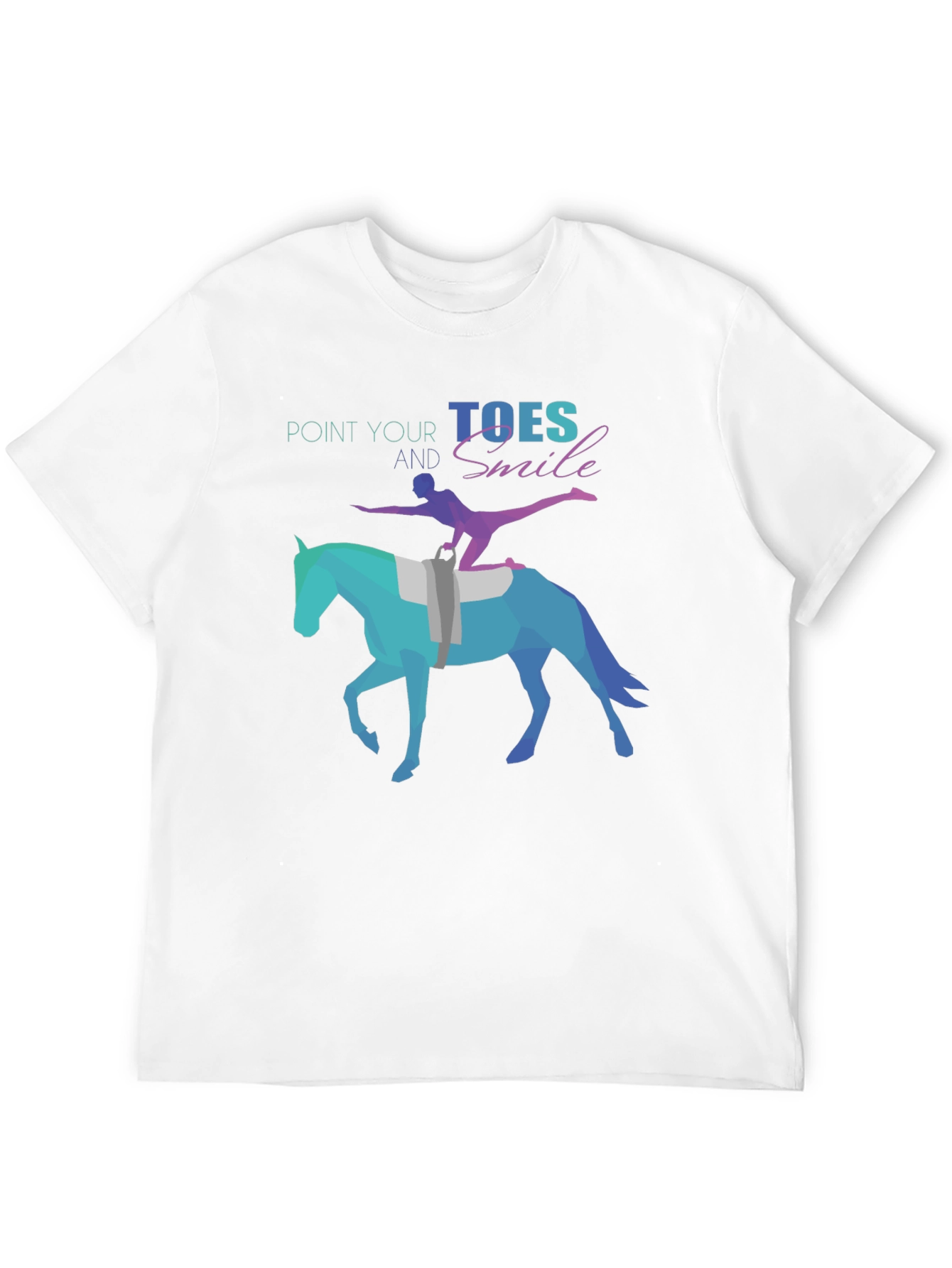 Equestrian T-Shirt: Point Your Toes and Smile