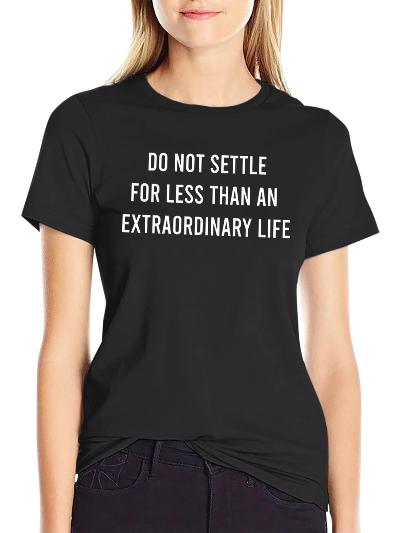 Motivational Graphic Tee - Extraordinary Life