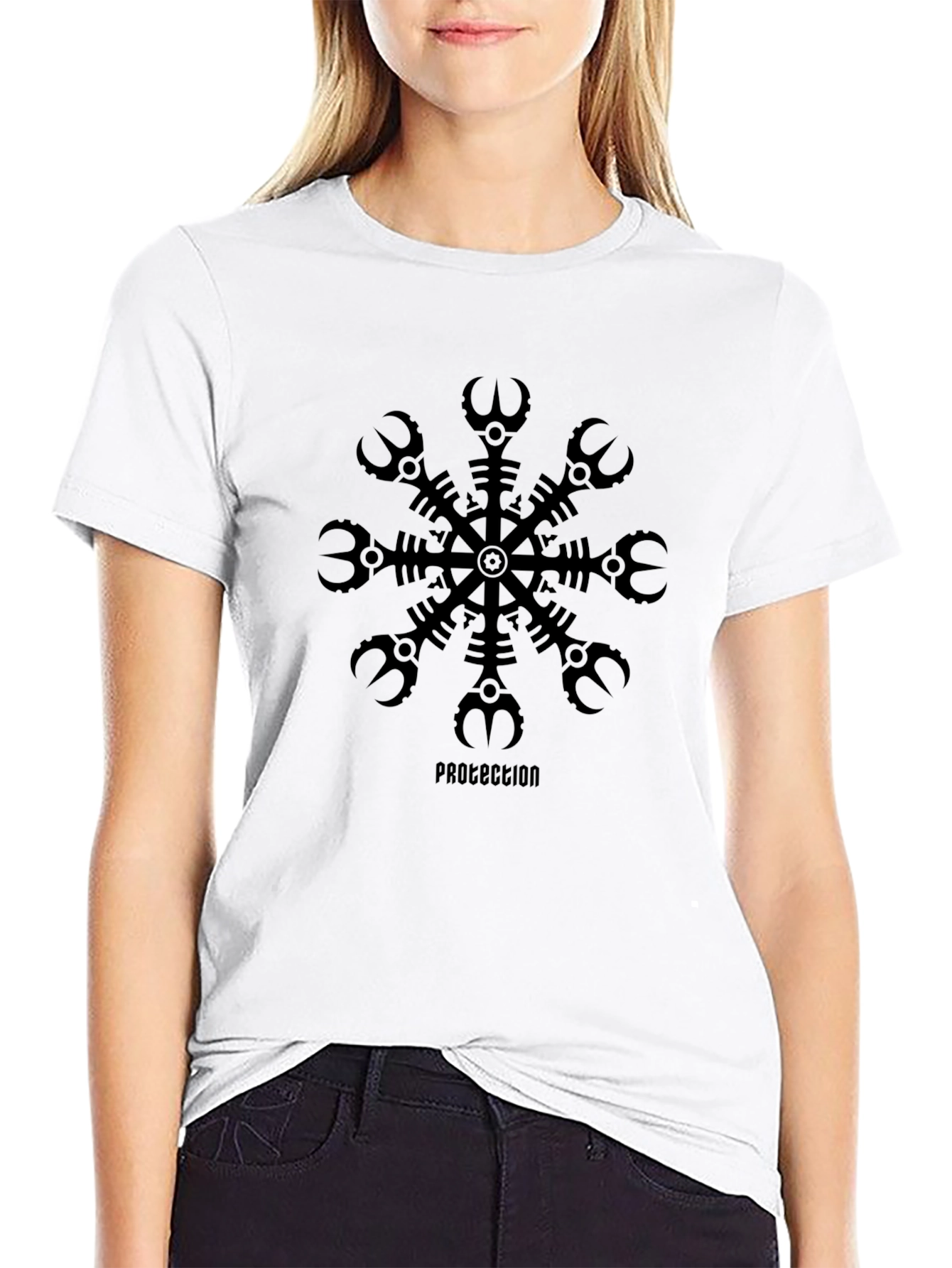 Protection Symbol Graphic T-Shirt