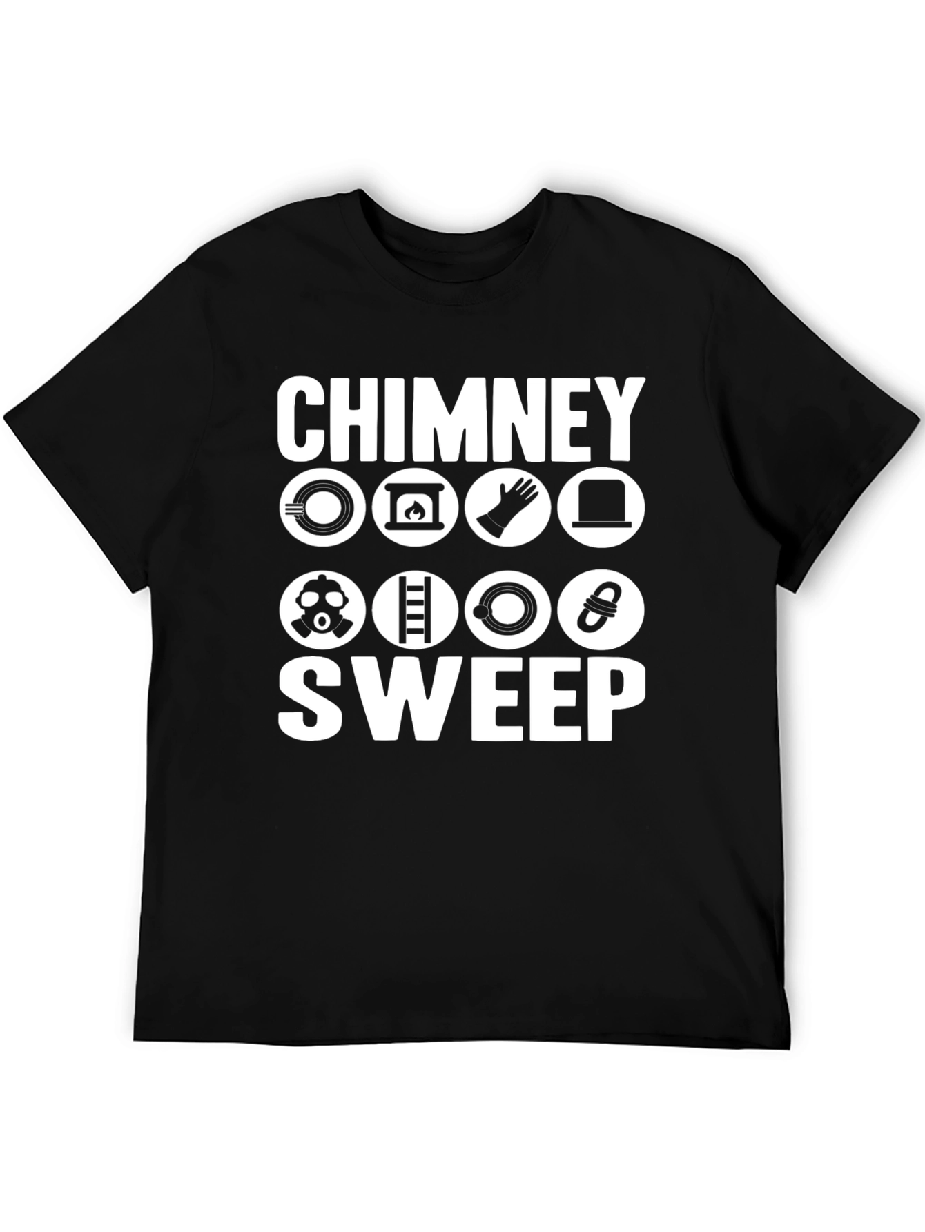 Chimney Sweep Graphic Tee Black
