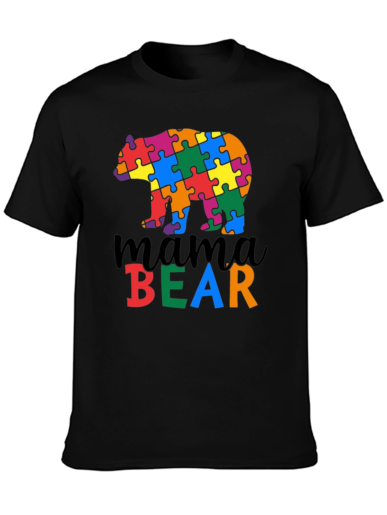 Mama Bear Autism Awareness T-Shirt