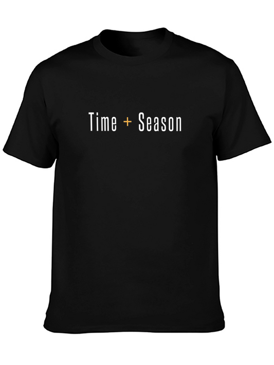 Time + Season Graphic Tee - Premium Quality Cotton T-Shirt