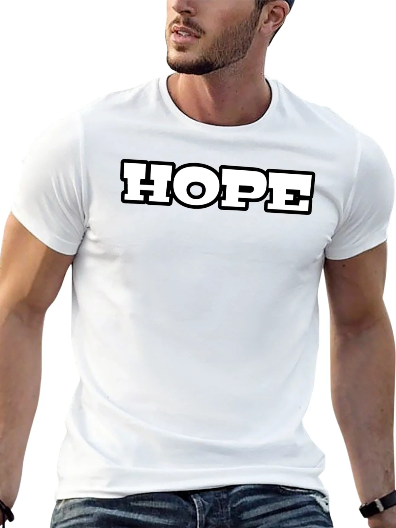HOPE Graphic T-Shirt - Classic Crew Neck Tee