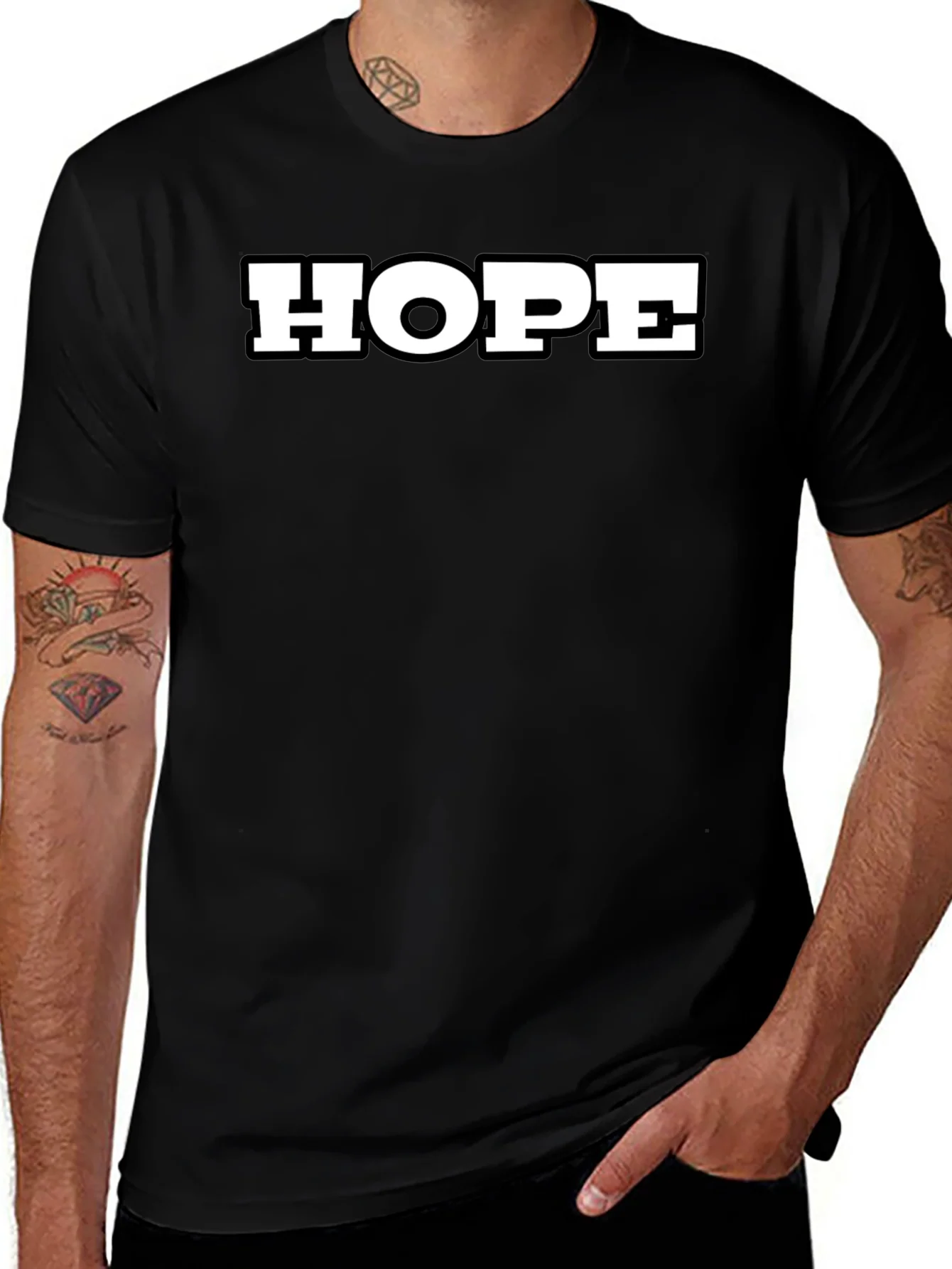HOPE Graphic T-Shirt - Classic Crew Neck Tee