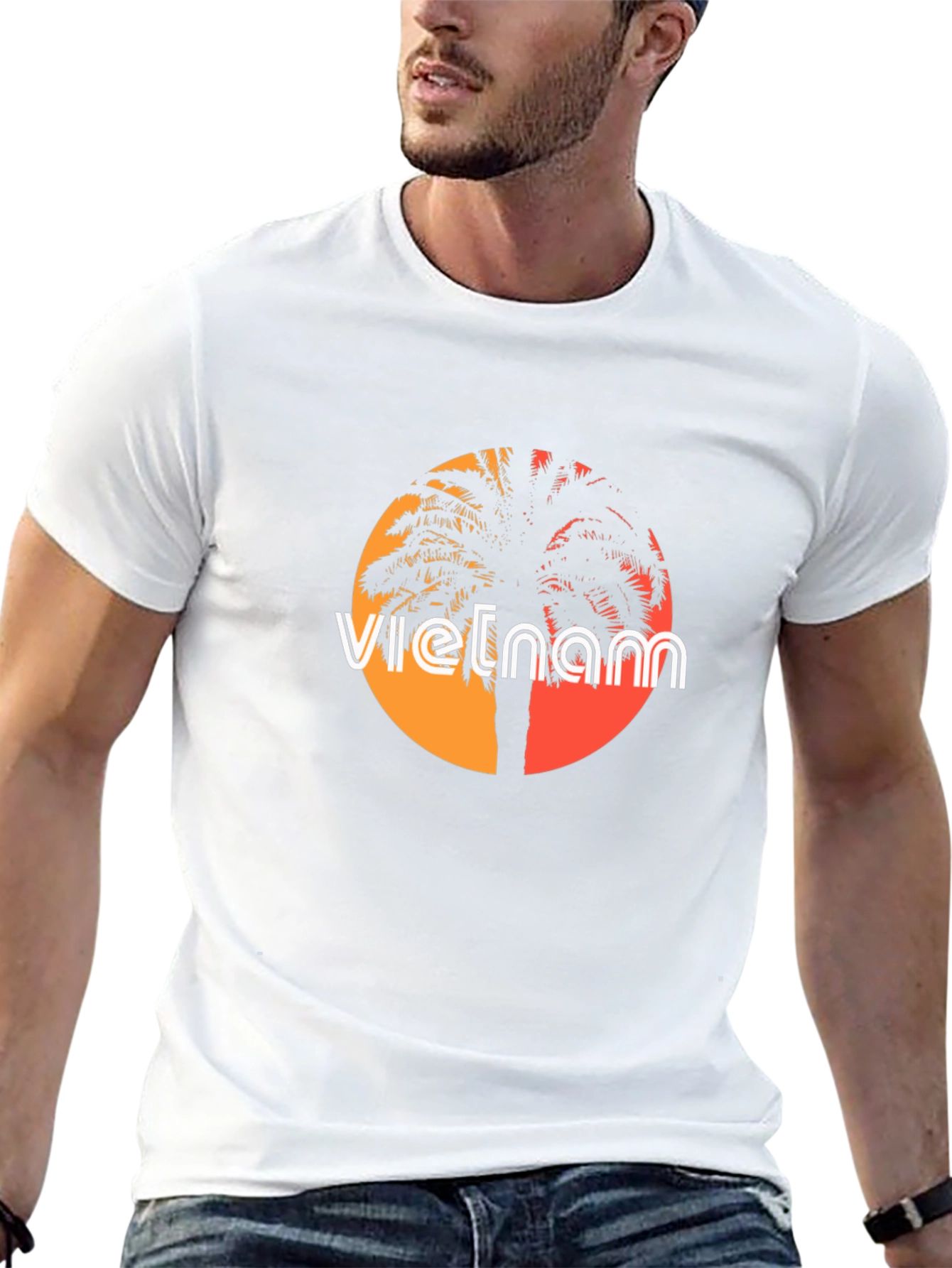 Vietnam Palm Graphic Tee