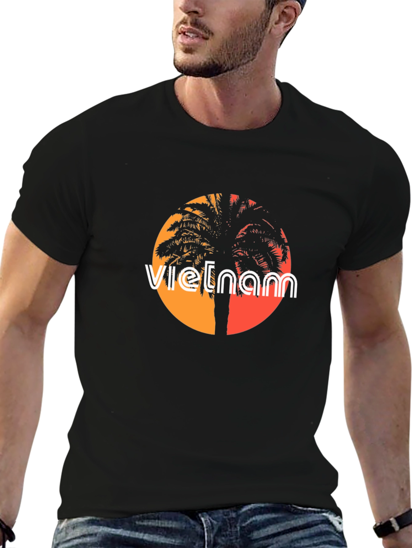 Vietnam Palm Graphic Tee