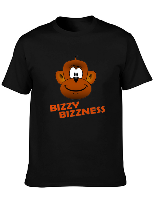 Bizzy Bizzness Monkey Graphic T-Shirt