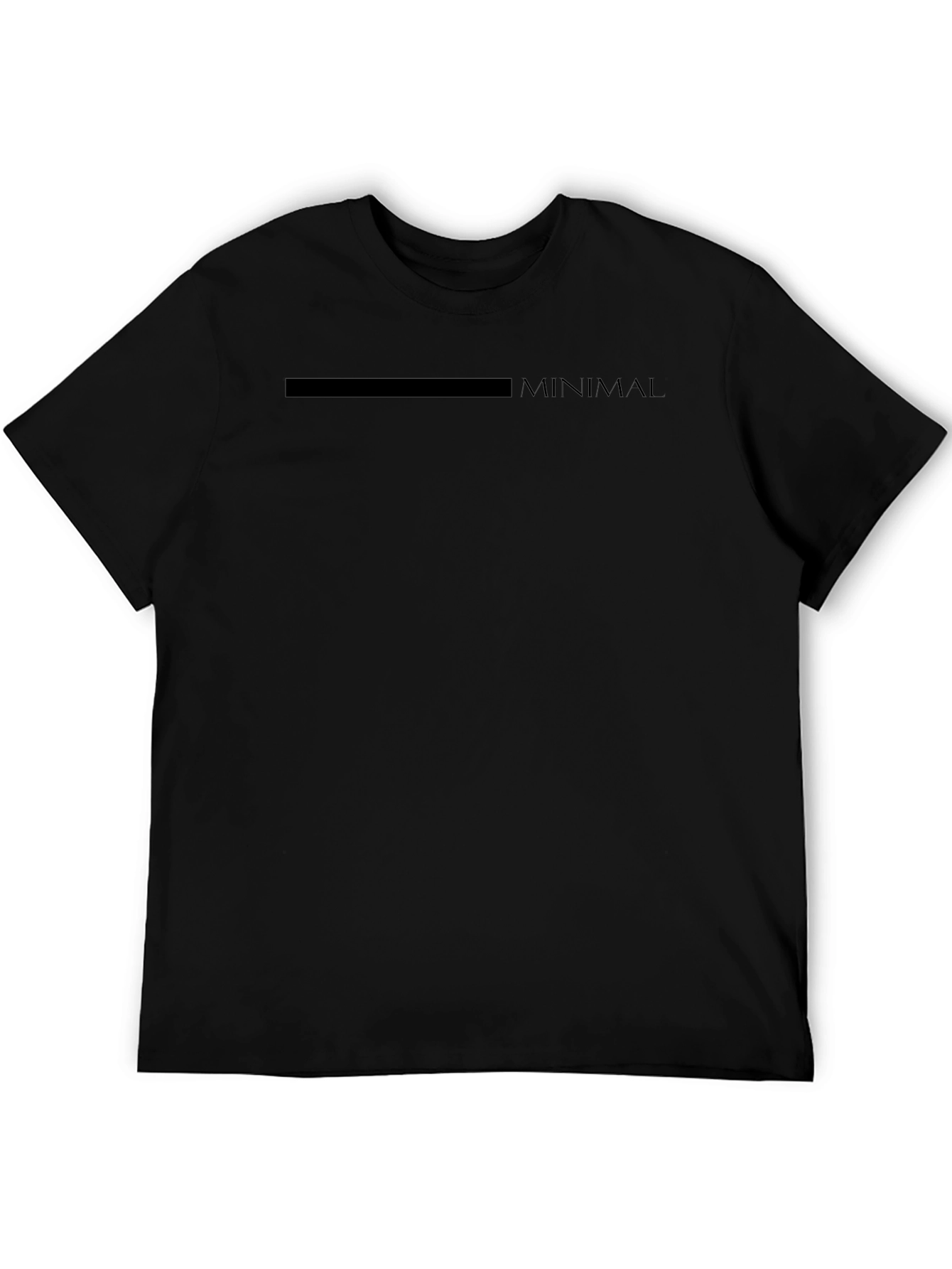 Minimalist Black T-Shirt | Modern Graphic Tee