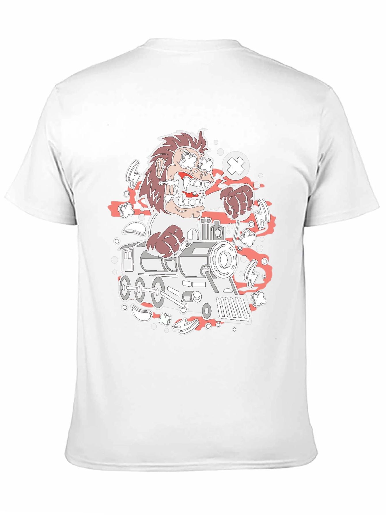 Cartoon Train Ride T-Shirt
