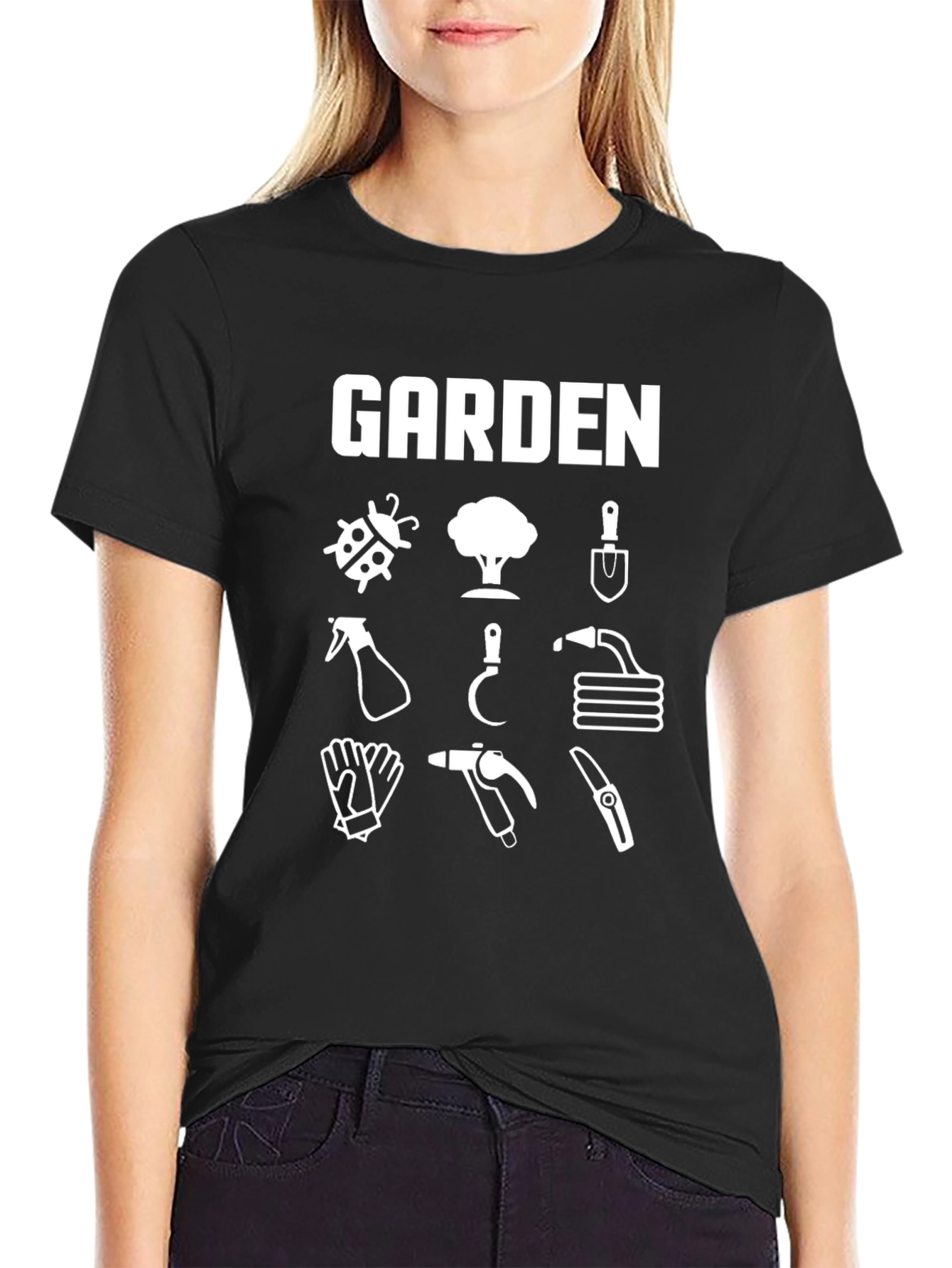 Garden T-Shirt - Gardener Tools Graphic Tee