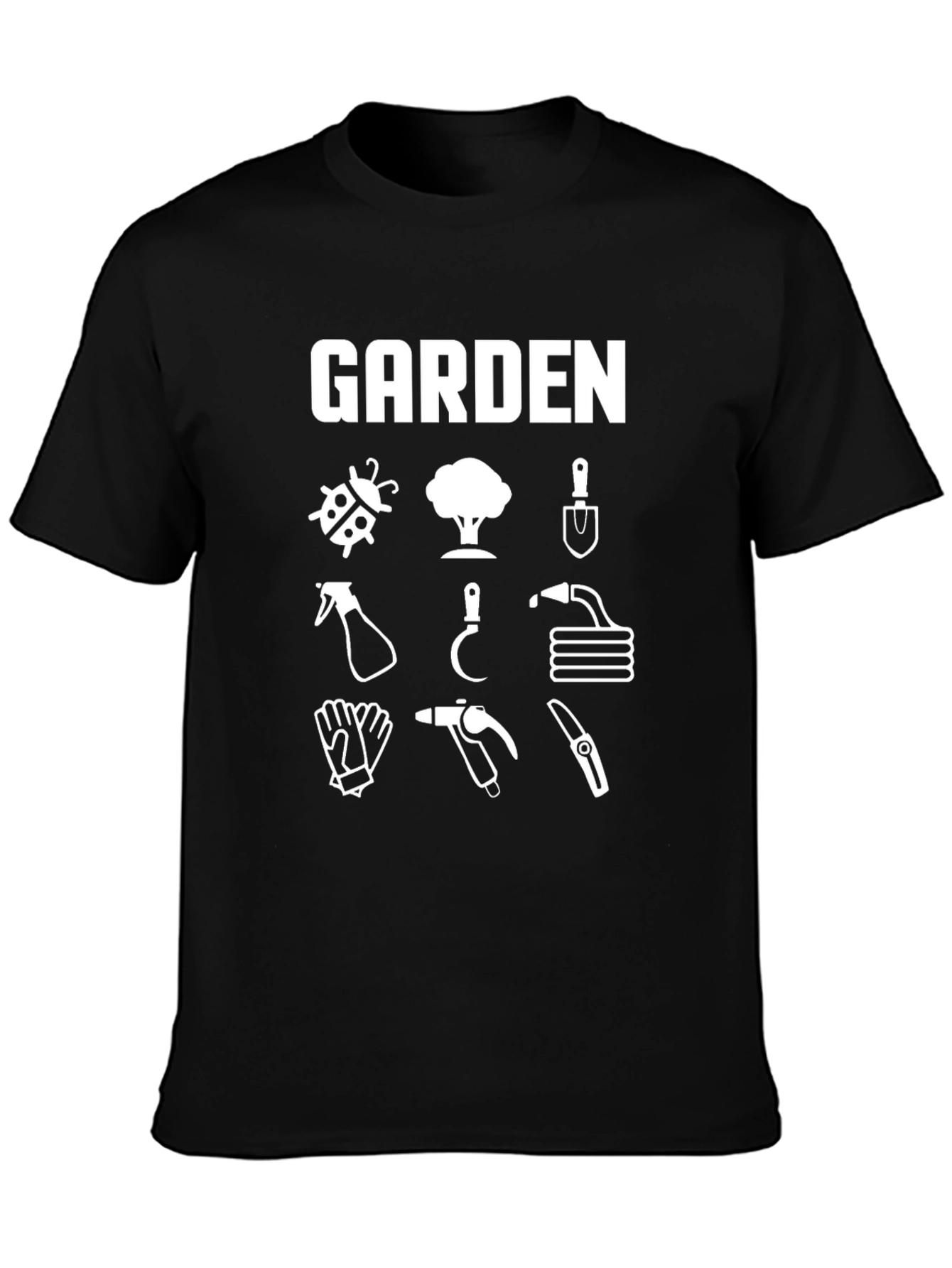 Garden T-Shirt - Gardener Tools Graphic Tee