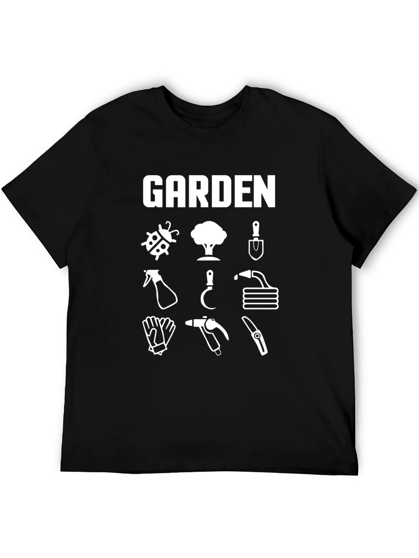 Garden T-Shirt - Gardener Tools Graphic Tee