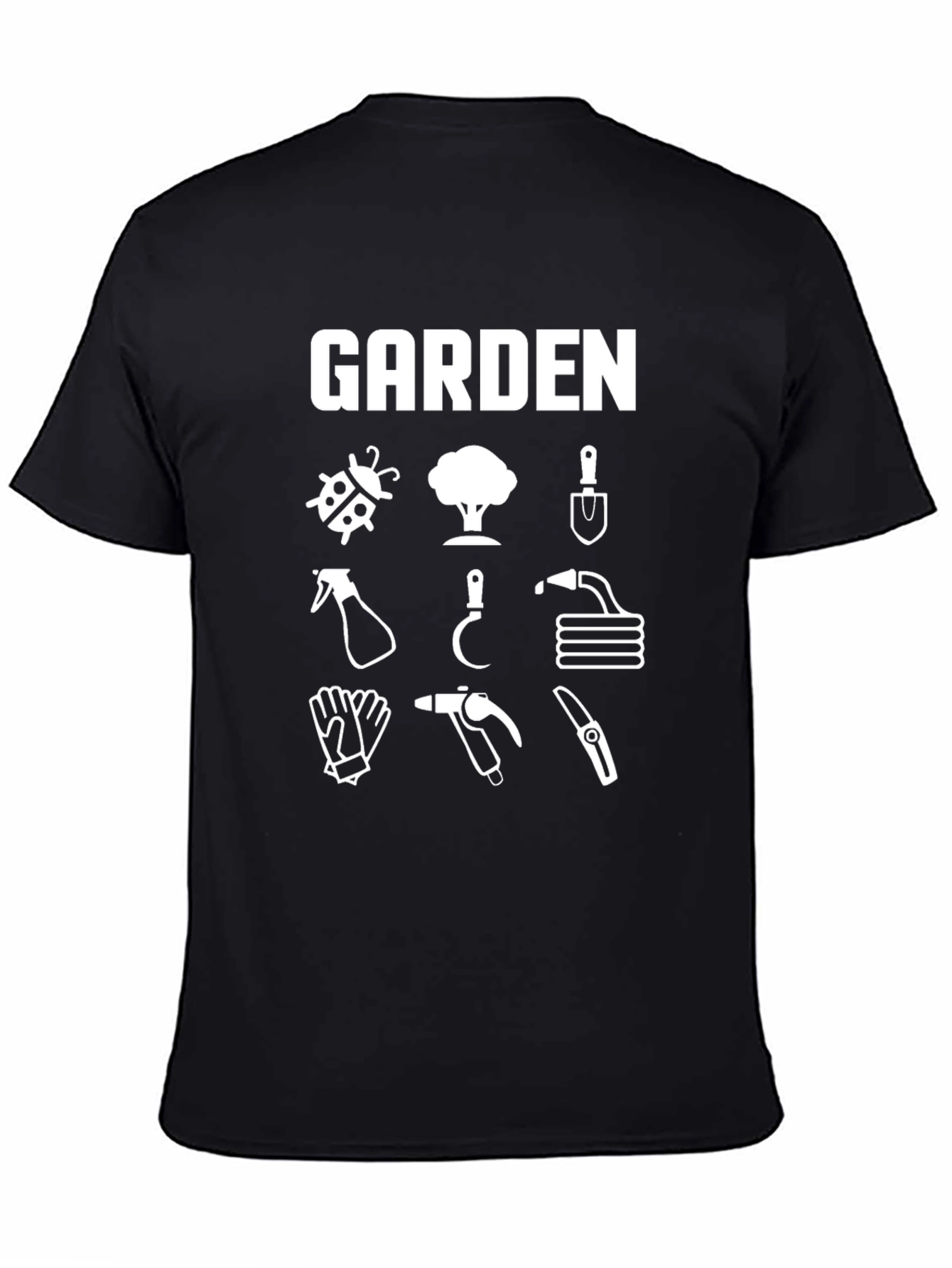 Garden T-Shirt - Gardener Tools Graphic Tee