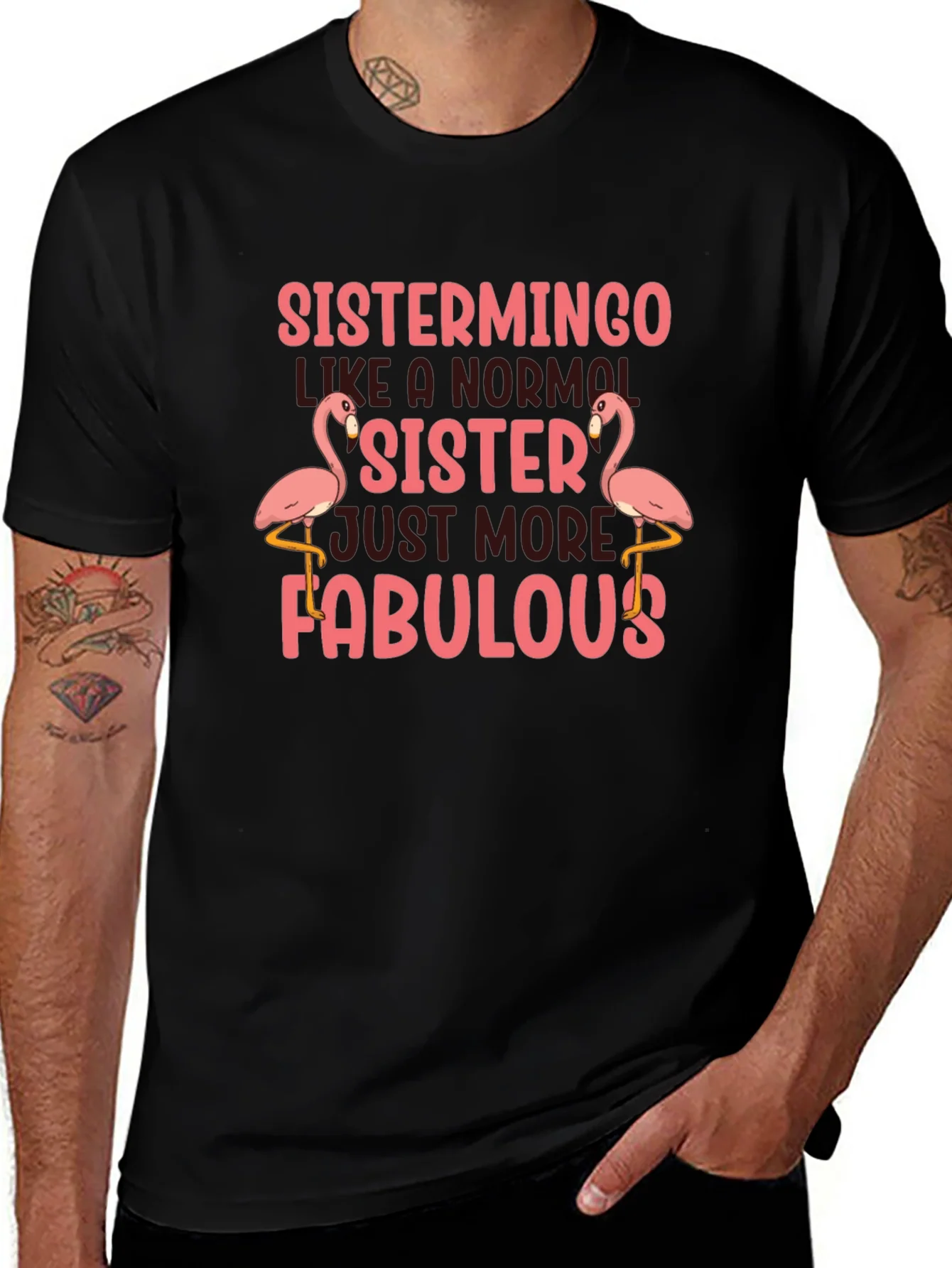 Sistermingo Fabulous Sister Graphic Tee