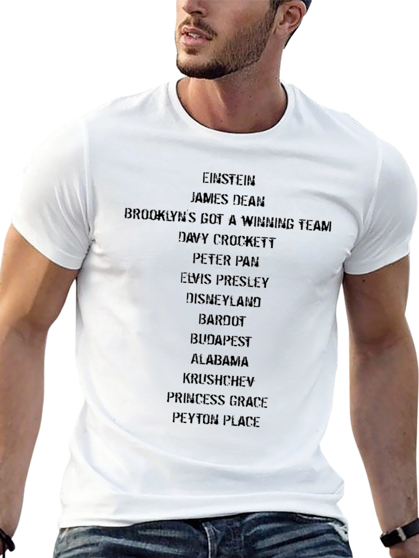 Crossword Tee: Einstein Dean Brooklyn
