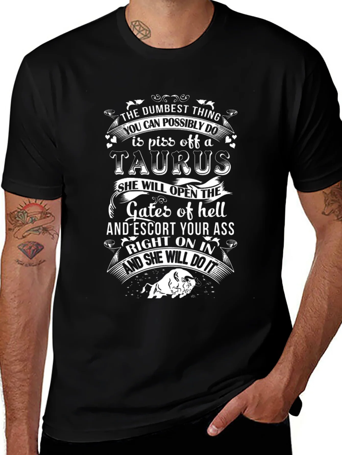 Taurus Graphic T-Shirt - Zodiac Gift