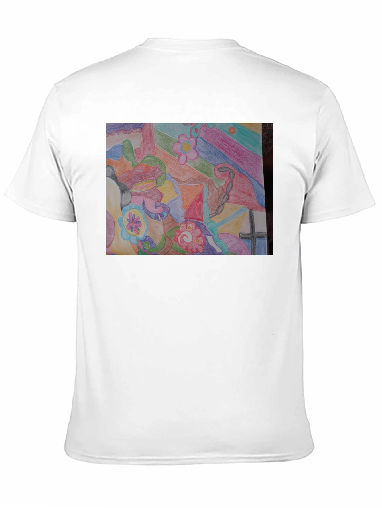 Abstract Art Graphic Tee - Unisex Black T-Shirt