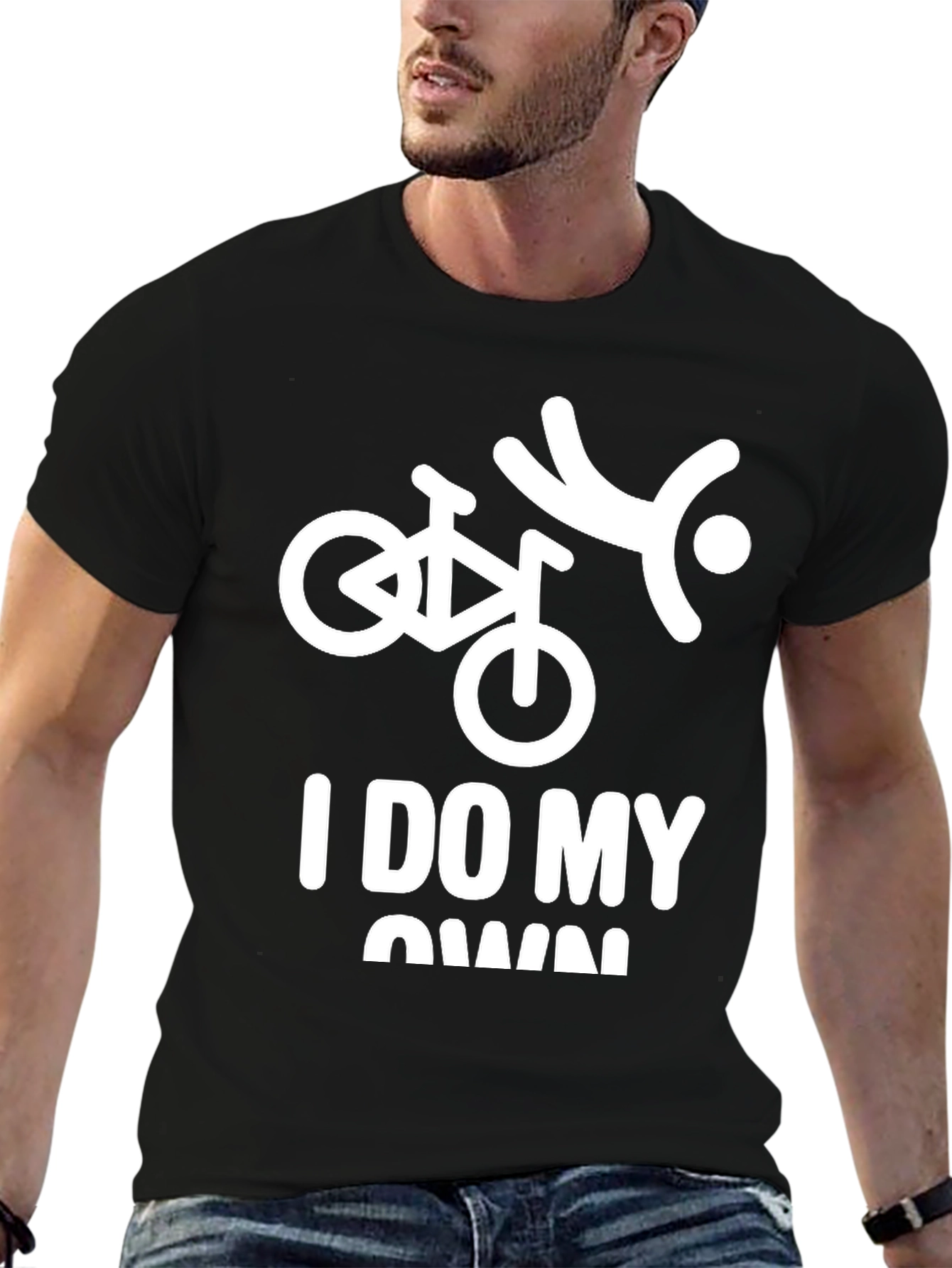 I Do My Own Stunts Bike T-Shirt